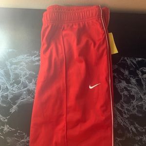 NIKE RED TRACK PANTS